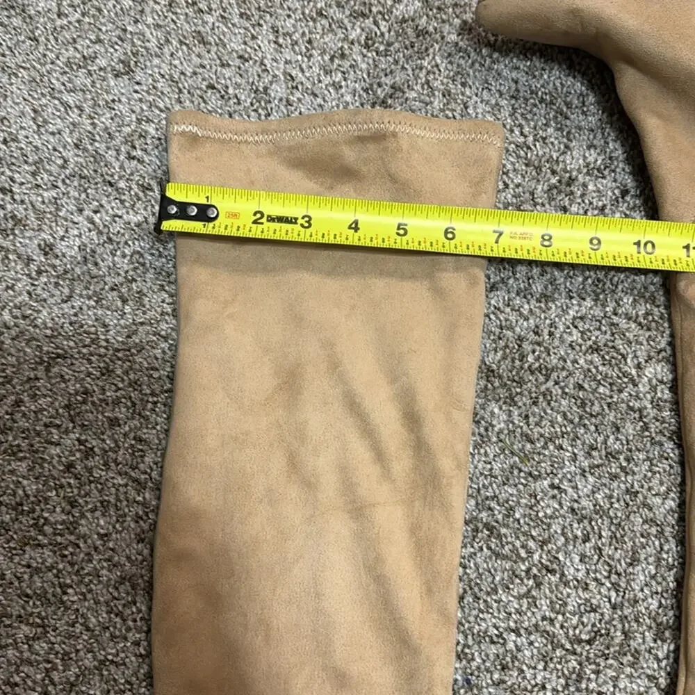 JESSICA SIMPSON Women's Abrine Over-The-Knee Boots Size 5.5 In Almond